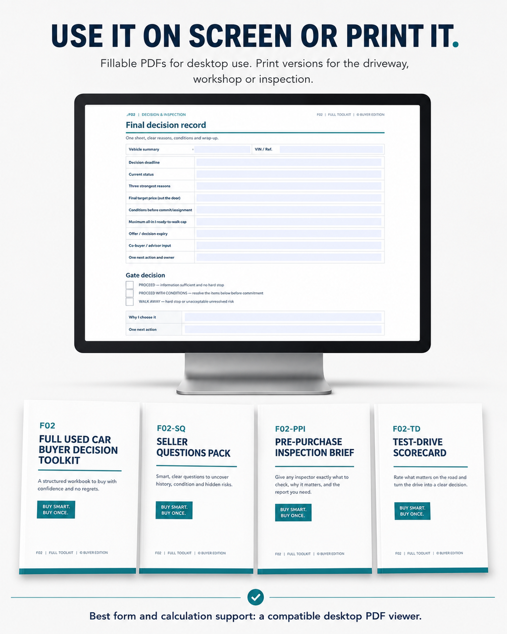 Used Car Buyer Decision Toolkit — 2026 Australian Edition