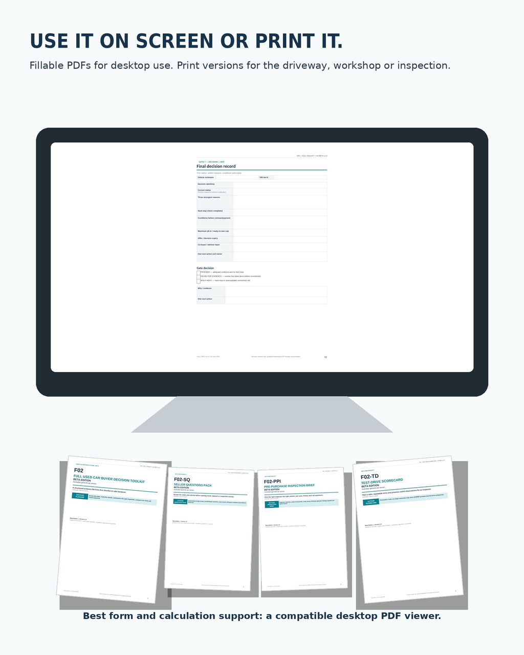 Complete Used Car Buyer Bundle — Beta Edition