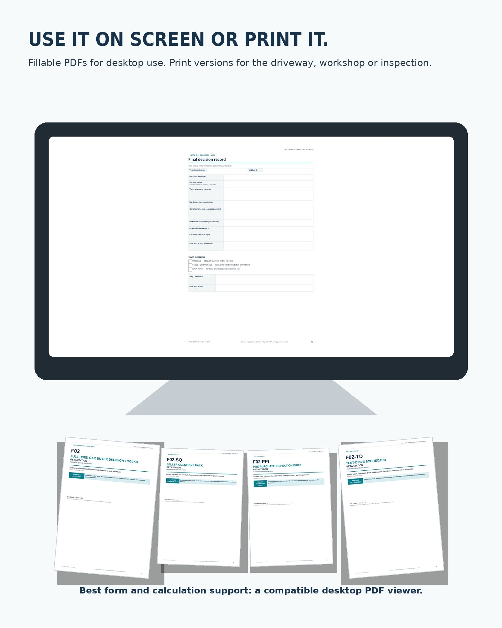 Complete Used Car Buyer Bundle — Beta Edition